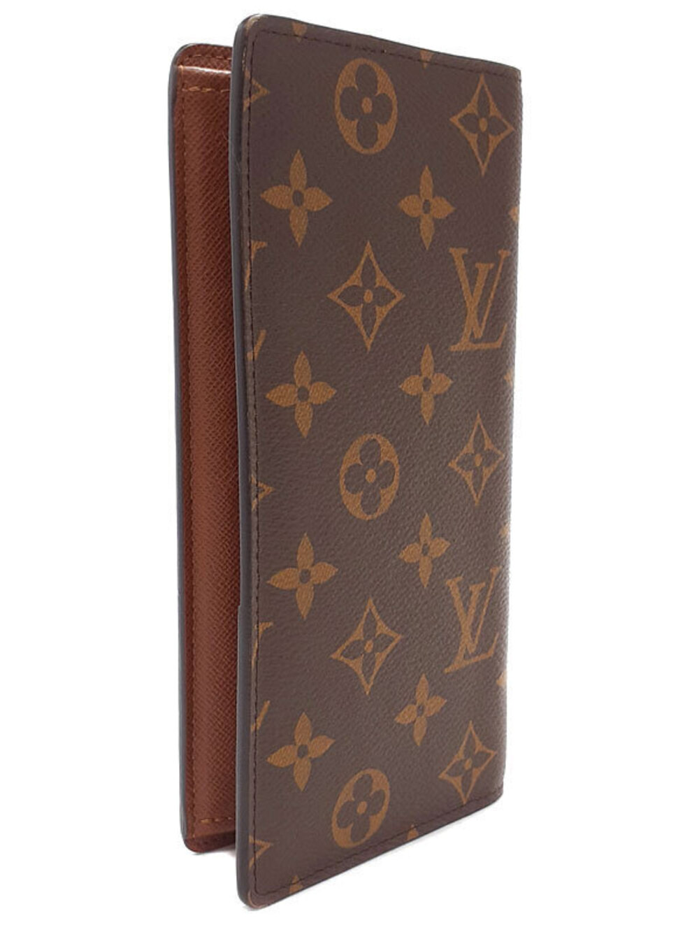 Louis Vuitton Portefeuille Brazza Long Wallet fold Monogram Bi Brown